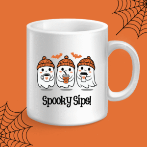 HALLOWEEN DESIGN PRINTED MUGS