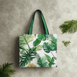 Printed Tote Bag Floral