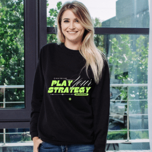 "Play Your Strategy" | Cyber-Neon Performance Sweatshirt