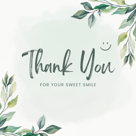 Thank you card